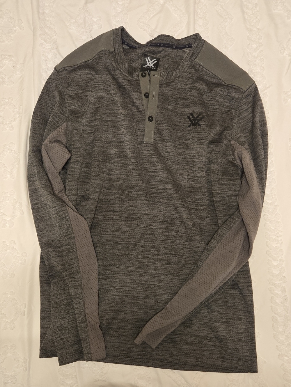 Vortex Men's Green Long-Sleeve Shirt